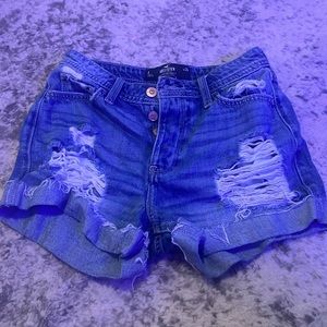 hollister jean shorts